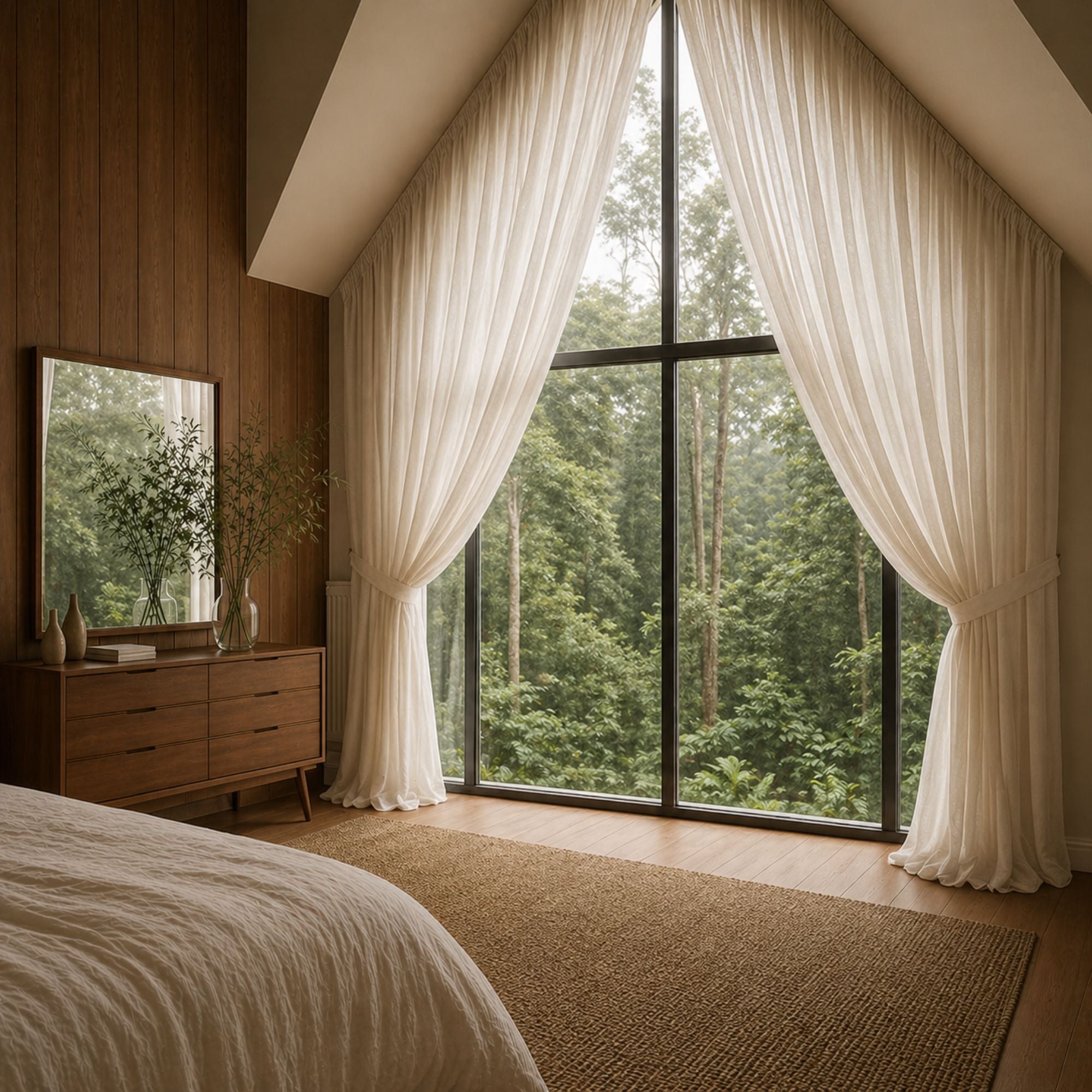 Angled Curtains