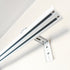2-Tracks Panel Curtain Rail, ceiling or wall mount
