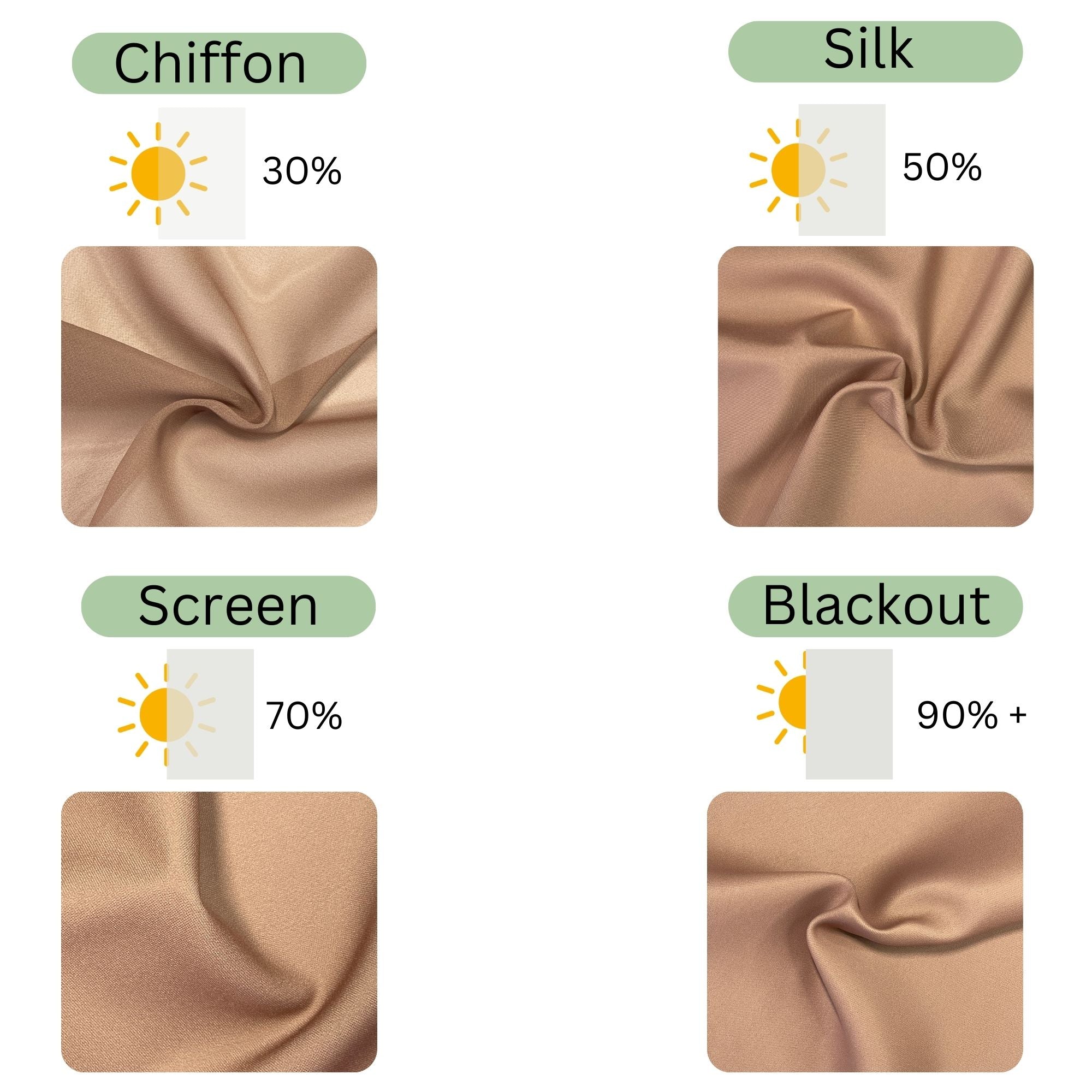 Sliding Panel Curtain Beige Warm Taupe Color