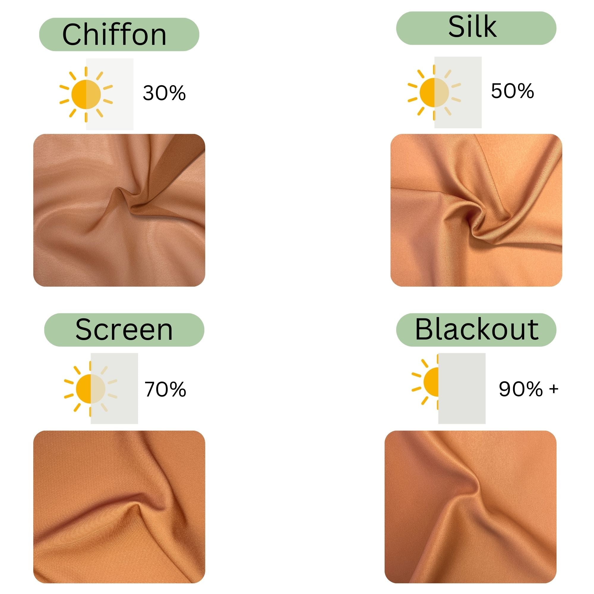 Sliding Panel Curtain Brown Caramel Color