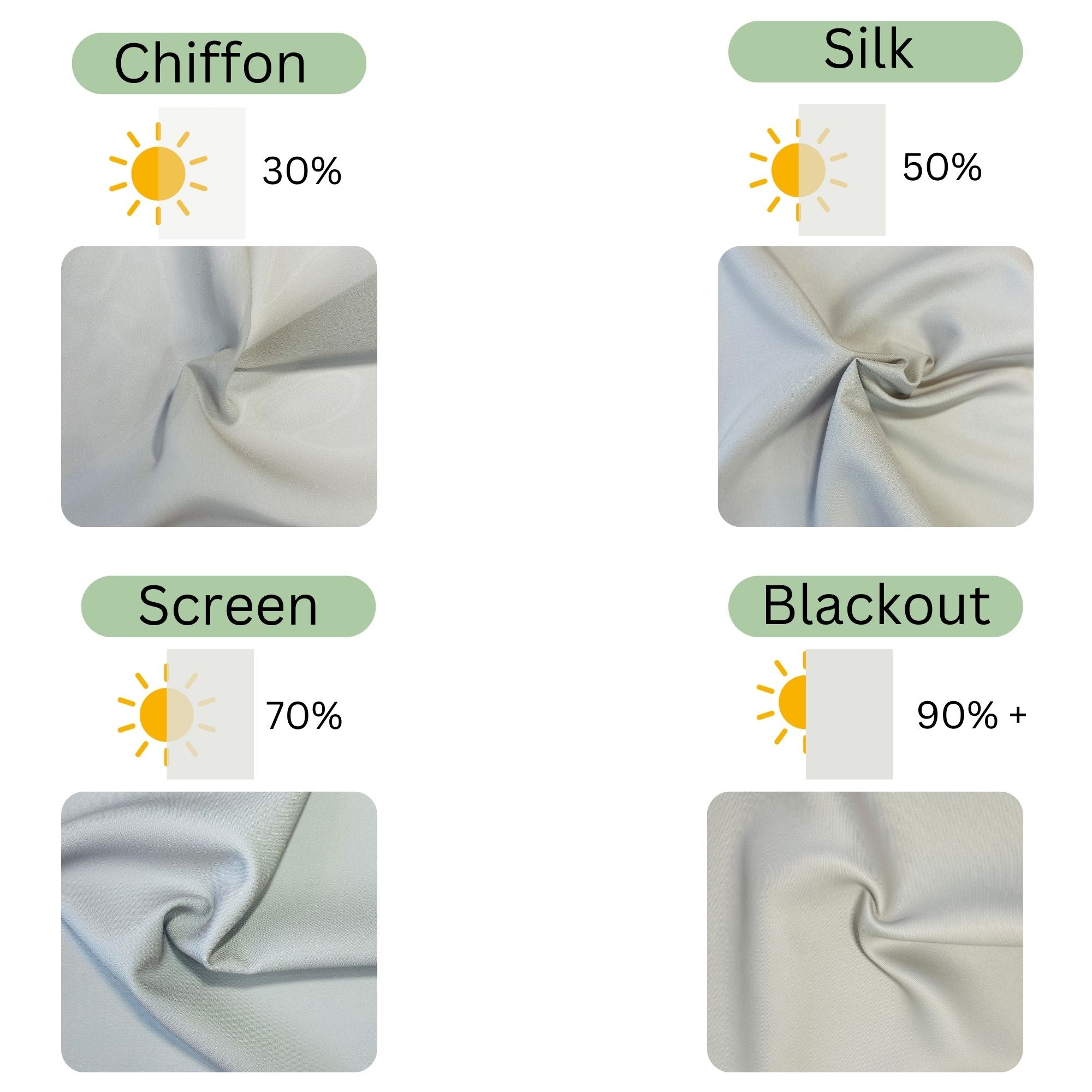 Sliding Panel Curtain Gray Moon Color