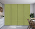 Sliding Panel Curtain Green Fern Color