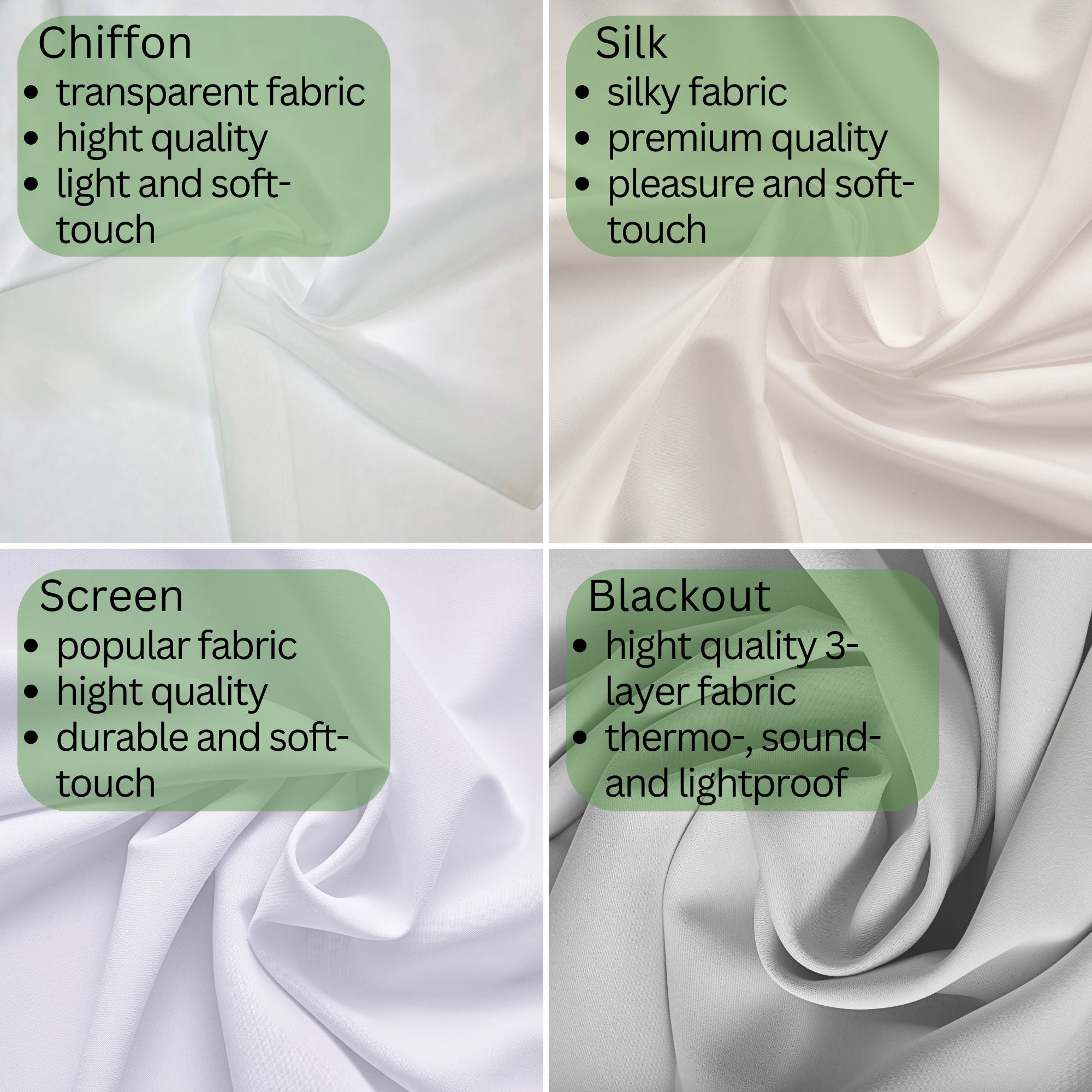 Sliding Panel Curtain Gray Moon Color