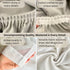 Angled Curtains Custom Made | Rail System Included | Sloped Window Drapes for Cathedral/Vault Ceiling