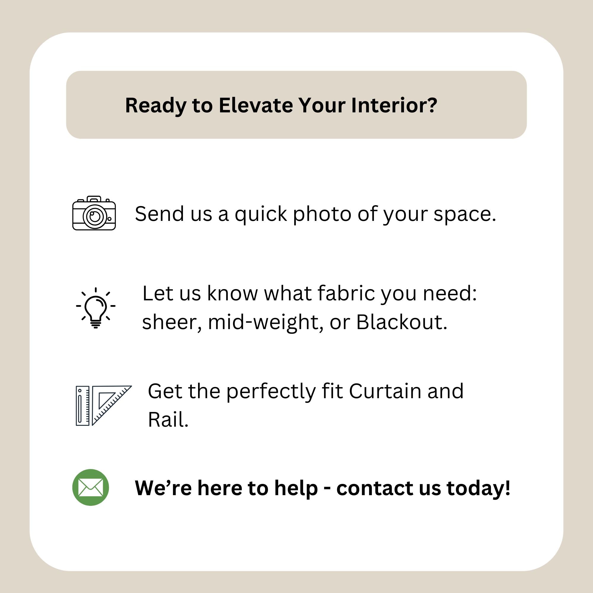 Angled Curtains Custom Made | Rail System Included | Sloped Window Drapes for Cathedral/Vault Ceiling