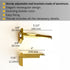Golden Single Curtain Rail: Custom Sizes, Decorative Single Rail for Curtains, Sheers, and Blinds, Wall-Mount Single Track