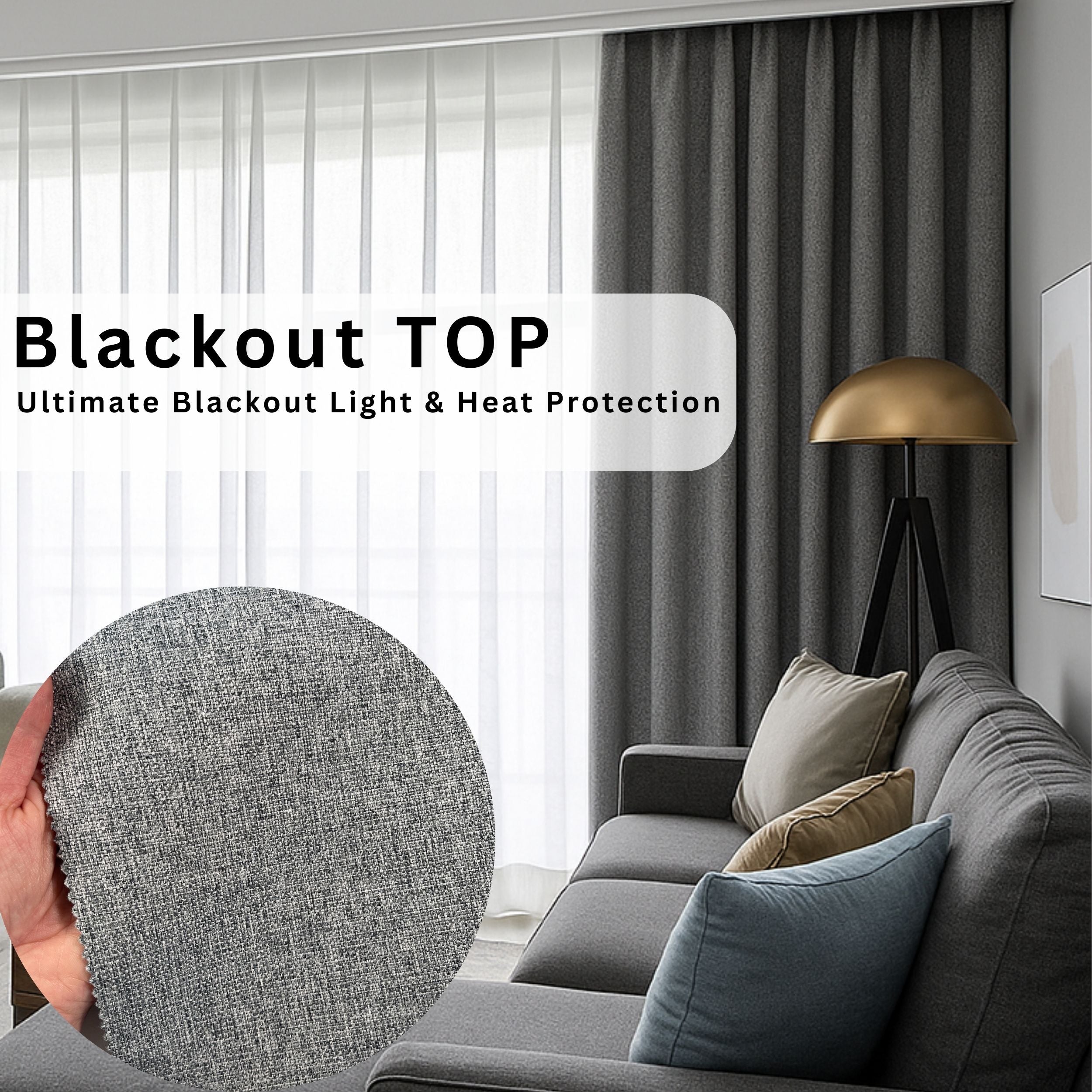 Custom-Made Blackout Curtains: Light Blocking, Noise Reducing & Energy Saving for Better Sleep