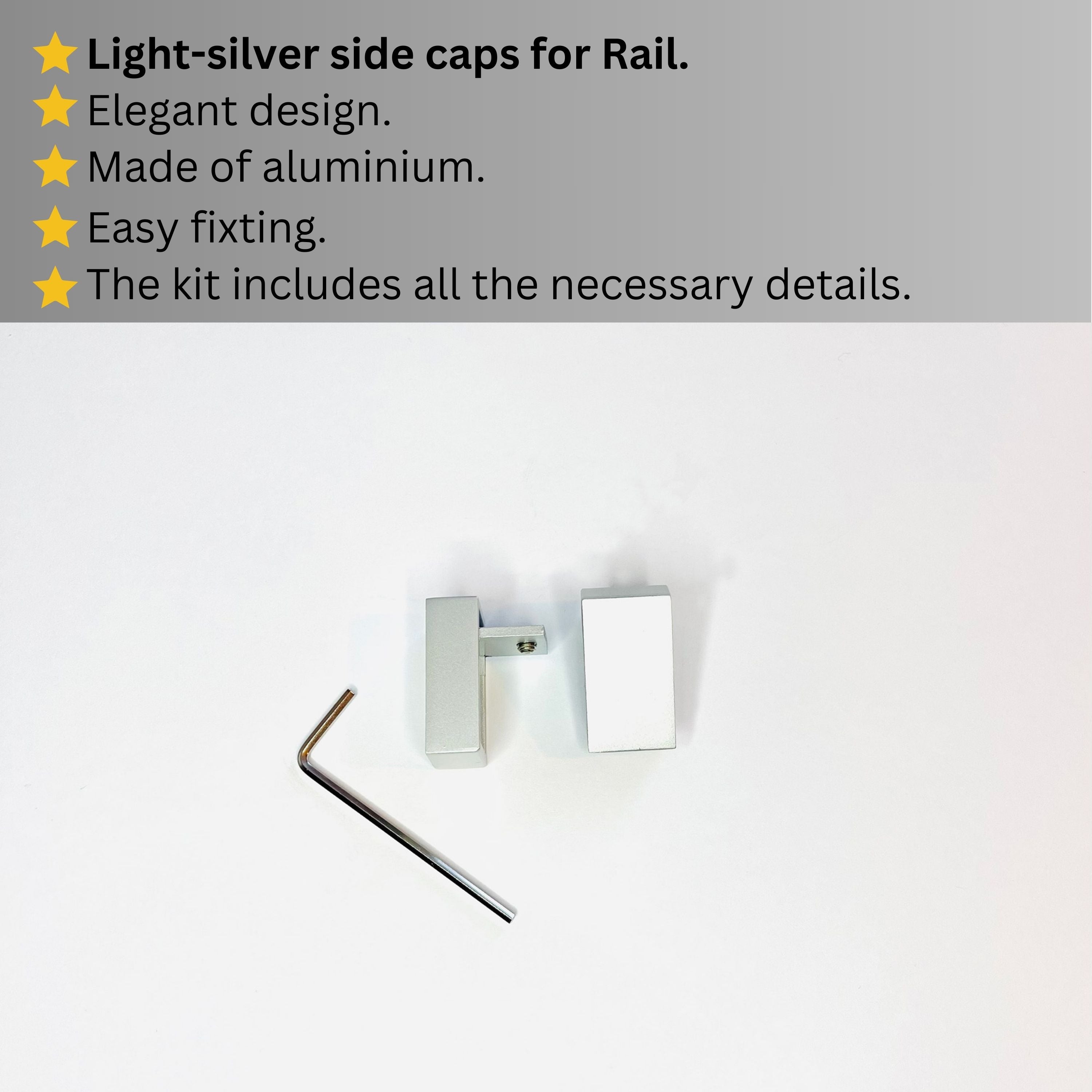 Silver Double Curtain Rail: Custom Sizes, Premium Wall-Mount Heavy-Duty 2-track Rail for Curtains, Blinds, and Sheers