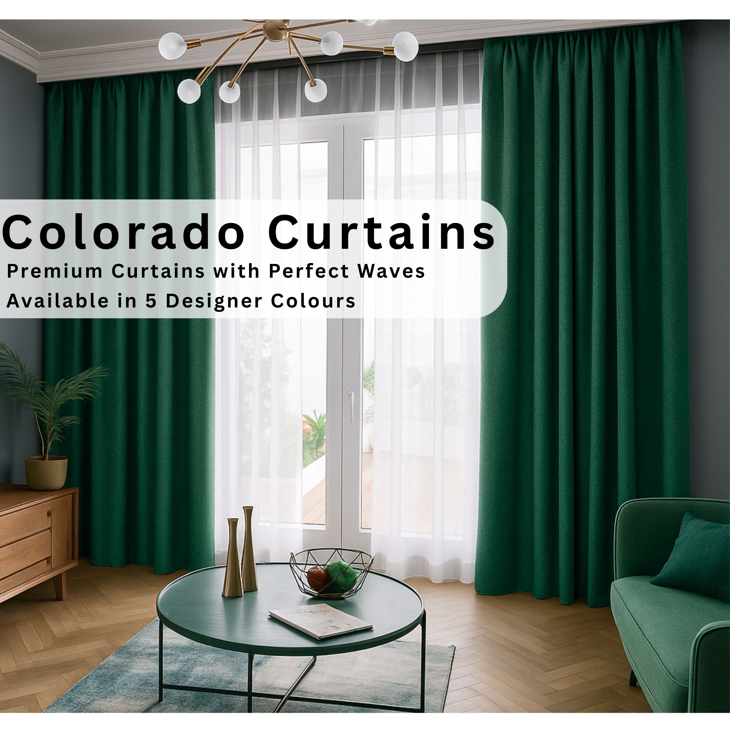 Colorado Custom Curtains: Premium Wave-Fold Drapes, 80% Light Filtering & Soft-Touch Fabric