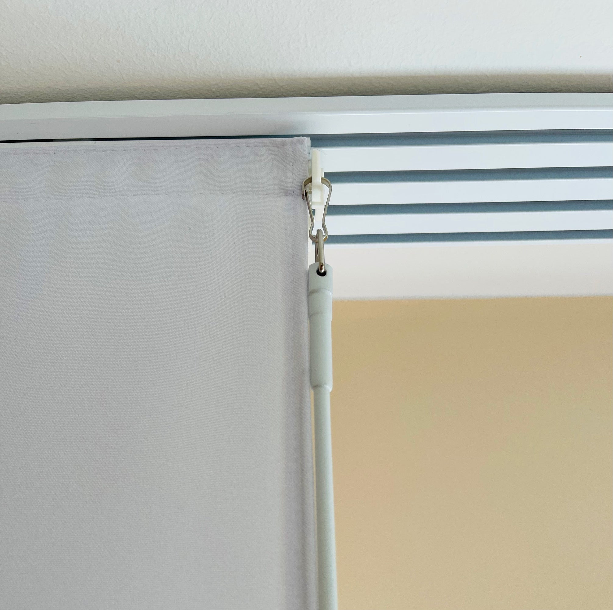 Spring Pulling Curtain Pulling Rod for moving Sliding Panel Curtains – Interior Textiles Wellmira
