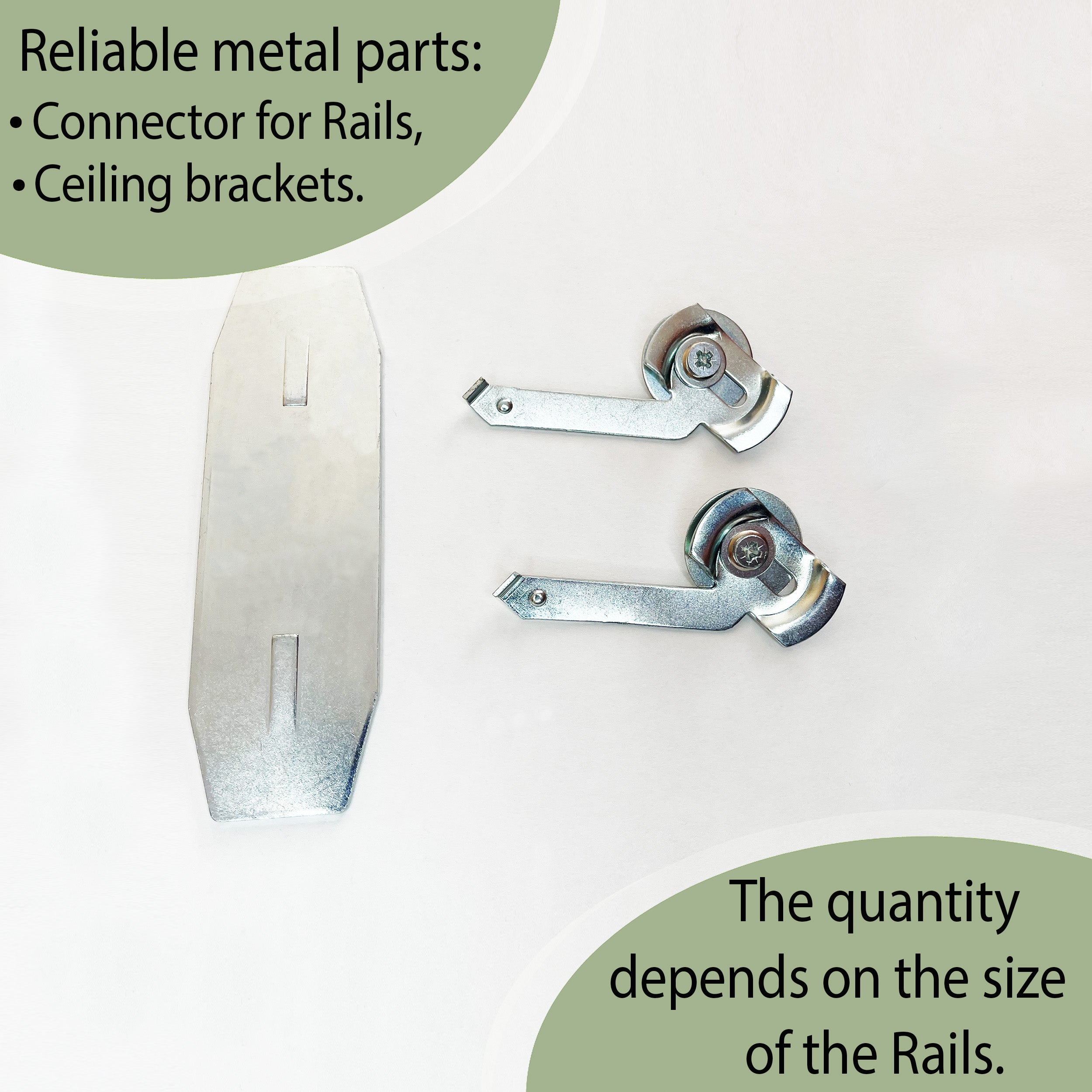 Tringle à rideaux à 3 rails