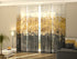 Sliding Panel Curtain Abstract Marble Forest