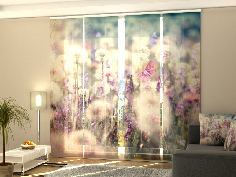 Rideau à panneaux coulissants Amazing Dandelion