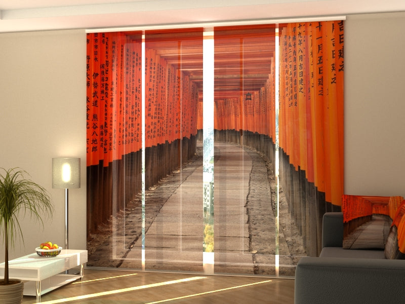 Sliding Panel Curtain Impressive Fushimi Inari Shrine