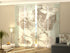 Sliding Panel Curtain Modern Floral