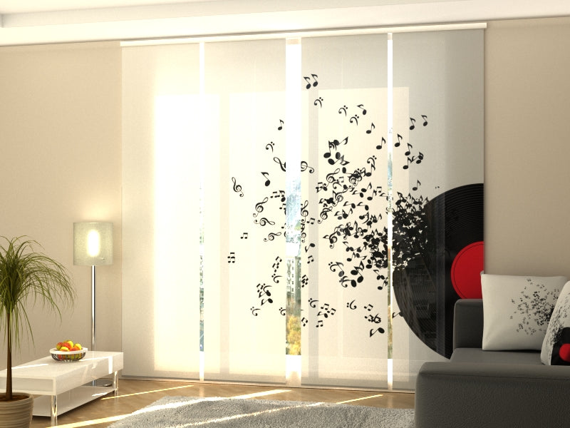 Rideau à panneaux coulissants Amazing Dandelion