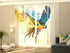 Sliding Panel Curtain Parrot's Colorful Flying