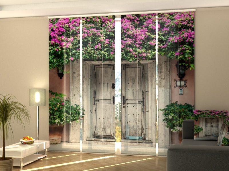 Sliding Panel Curtain Spectacular Door in Mexico