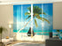 Sliding Panel Curtain Swing-Daybed at Maldives Beach