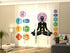 Sliding Panel Curtain The 7 Chakra Symbols