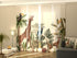 Sliding Panel Curtain Tropical Trees and Jungle Animals