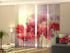 Sliding Panel Curtain Watercolor Red Poppy