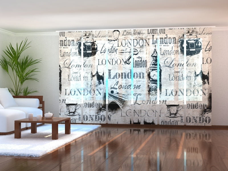 Rideau à panneaux coulissants Amazing Dandelion