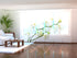 Sliding Panel Curtain Delicate White Orchid