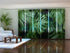 Sliding Panel Curtain Green Tropical Leaves