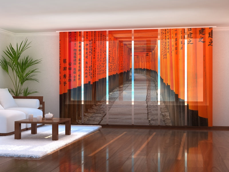 Sliding Panel Curtain Impressive Fushimi Inari Shrine