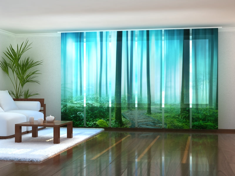 Sliding Panel Curtain Magic Wood