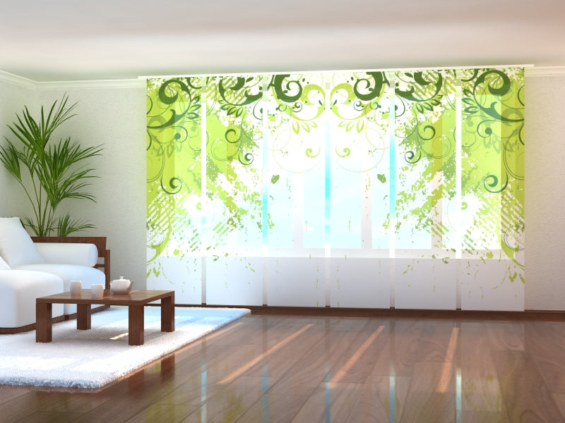 Cortina con paneles correderos Amazing Dandelion