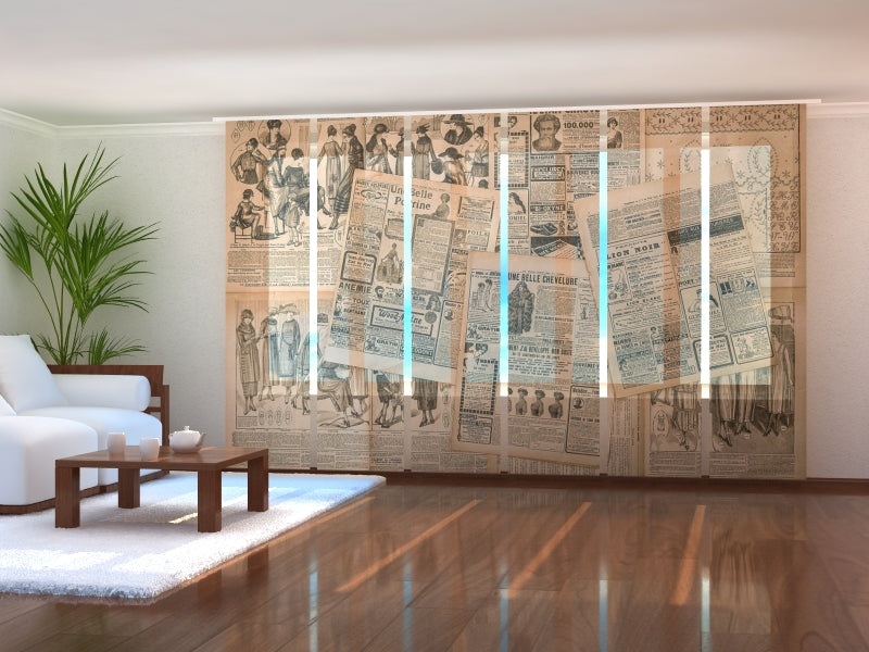 Cortina con paneles correderos Amazing Dandelion