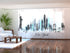 Sliding Panel Curtain Silhouette of New York