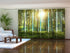 Sliding Panel Curtain Sunny Forest
