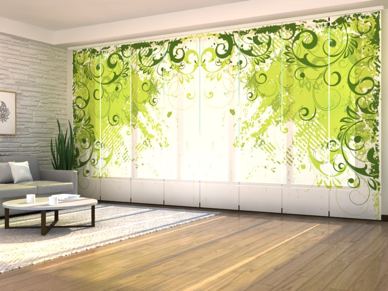 Rideau à panneaux coulissants Amazing Dandelion