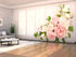 Sliding Panel Curtain Summer Delicate Roses