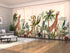 Sliding Panel Curtain Tropical Trees and Jungle Animals