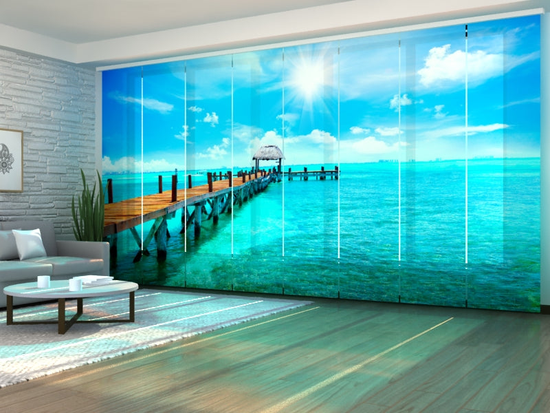 Rideau à panneaux coulissants Amazing Dandelion