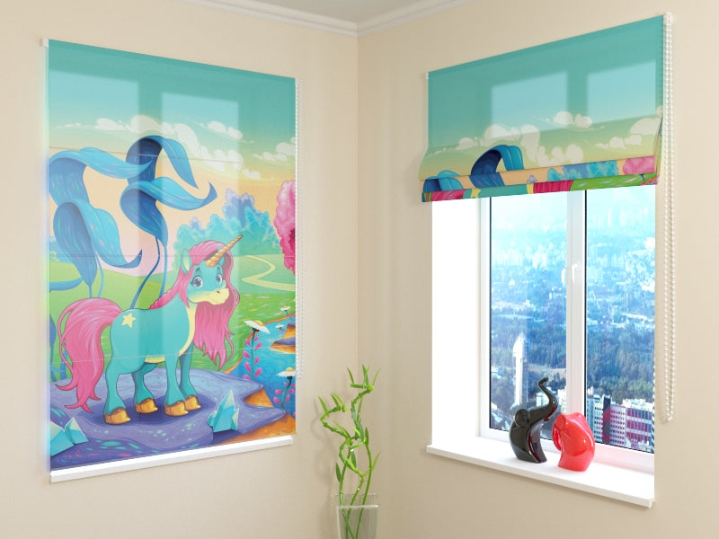 Licorne heureuse aveugle romaine