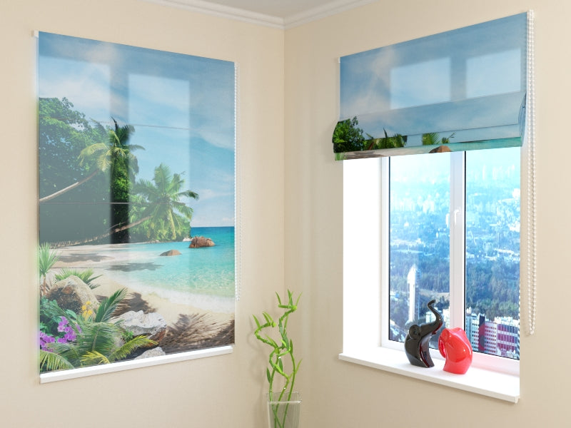 Roman Blind Warm Coast