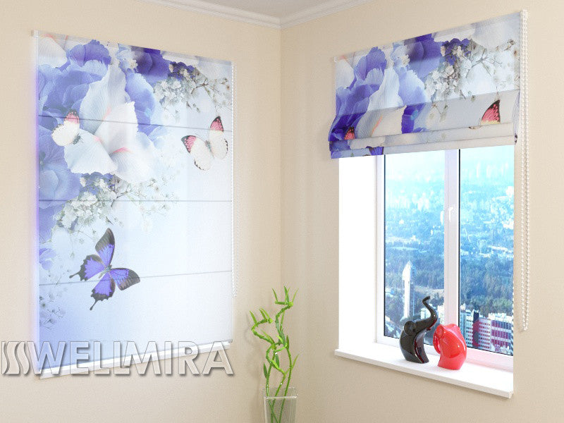 Iris bleu aveugle romain