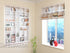 Roman Blind White Bookcase