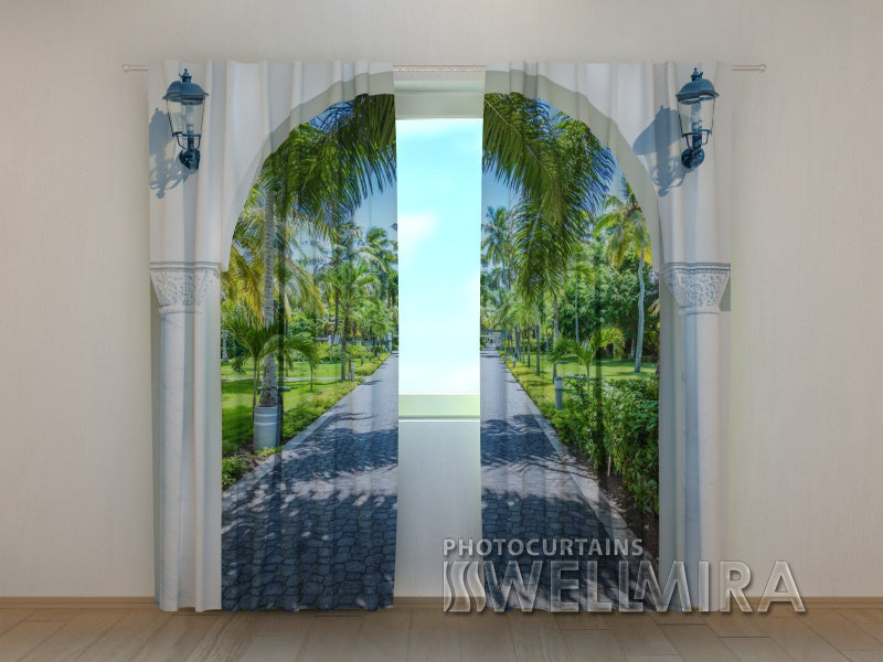 3D Curtain Arch to the Alley - Wellmira