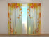 Photo Curtain Autumn Falling Leaves