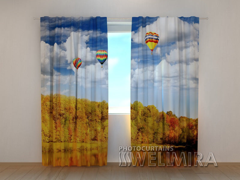 3D Curtain Autumn Happiness - Wellmira