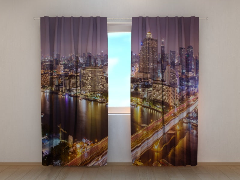 3D Curtain Bangkok City - Wellmira