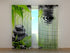 Photo Curtain Bamboo and Water - Wellmira