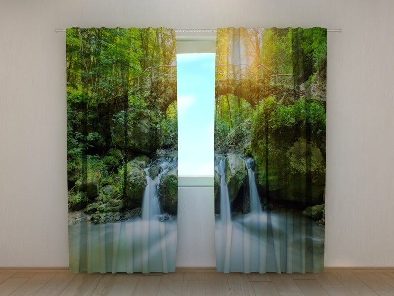 Photo Curtain Beautiful Depp Falls