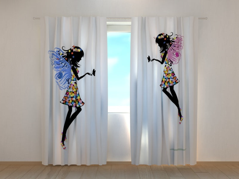 Photo Curtain Beautiful Fairies